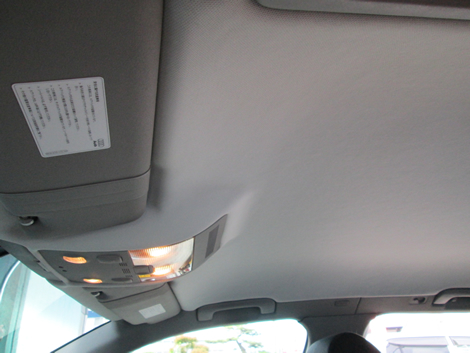 AUDI　A4　天井張替え 施工後