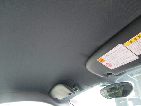 ポルシェ　ケイマン　天井張替え 施工後