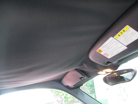 ポルシェ　ケイマン　天井張替え 施工前