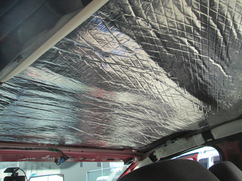 ゴルフ 断熱材追加施工 施工後