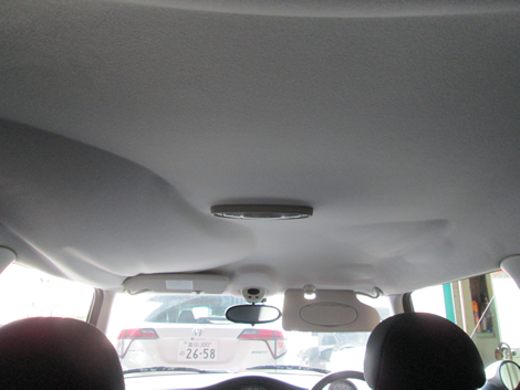 BMW　MINI　天井張替え 施工前